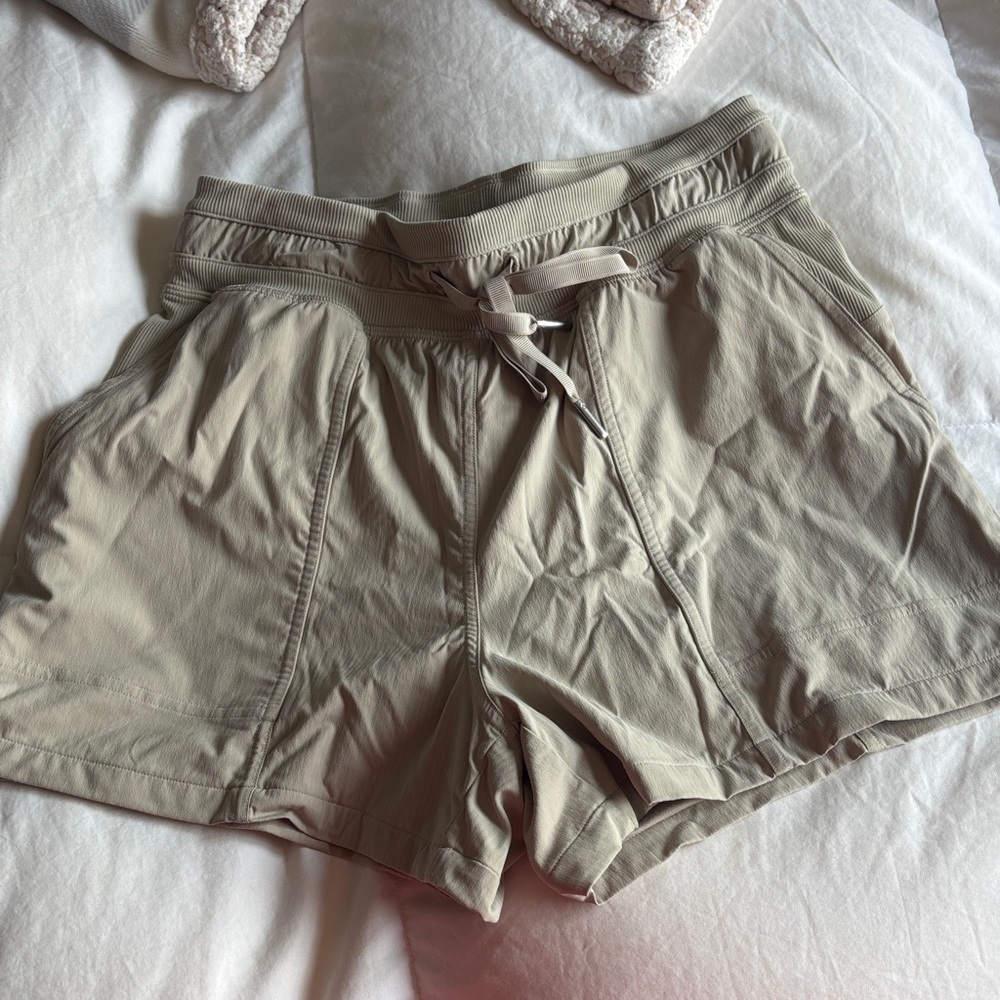 lululemon athletica Beige Athletic Shorts